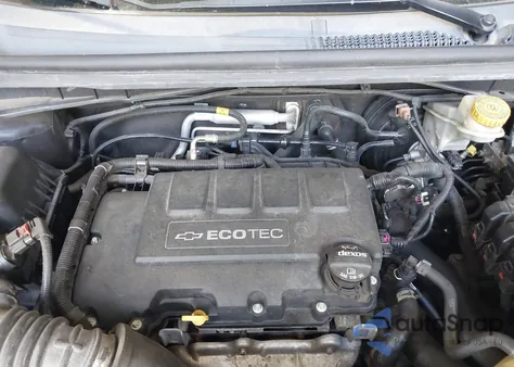 2015 Chevrolet Sonic Ltz Auto из США, поврежденный, VIN 1G1JE5SBXF4177344